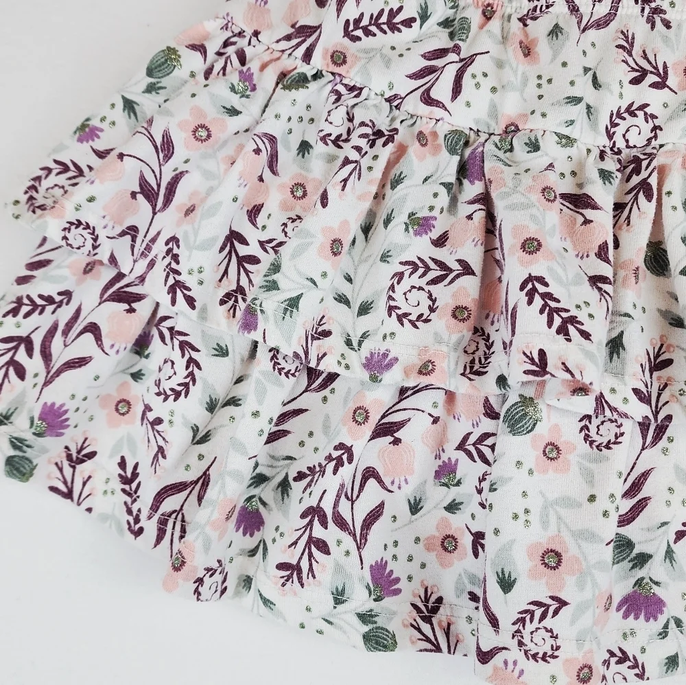 Isaac Mizrahi Floral Layered Skirt
